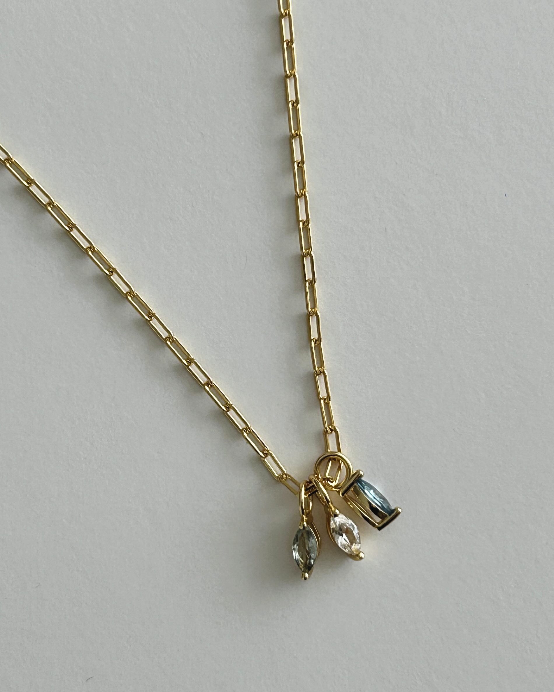 Marquise Paperclip Necklace
